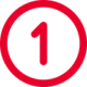 1 icon circle